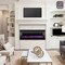Hastings Home Hastings 54 inch Home Electric Fireplace- Wall Mounted Color Changing LED Flames with Remote Control 349622YYF - alternate 3